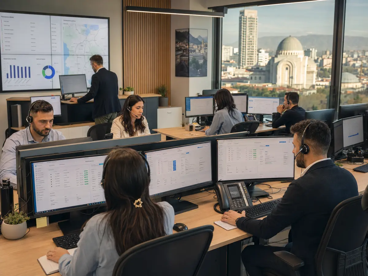 Hub di outsourcing albanese per aziende italiane